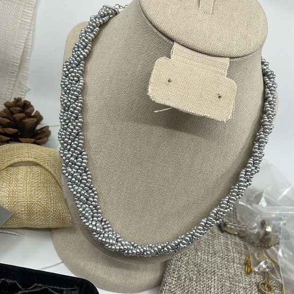 Honora Jewelry - Vintage Honora 16-20" Adjustable Grey Pearl Necklace
